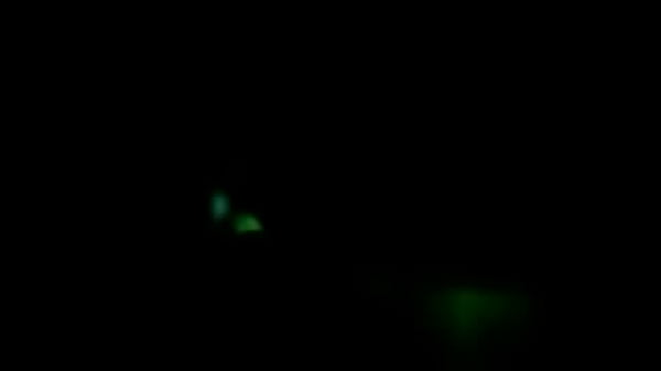El verde de la verga brillando en la oscuridad del sexo oral de una putita que coge y se chupa su jodida mamada».